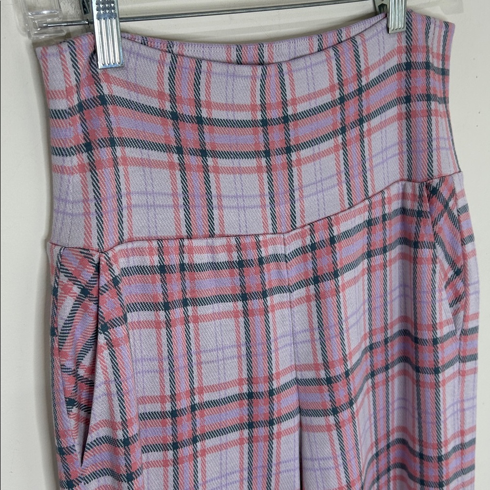 CAbi Pink Plaid Ankle Pants - Picture 14 of 15
